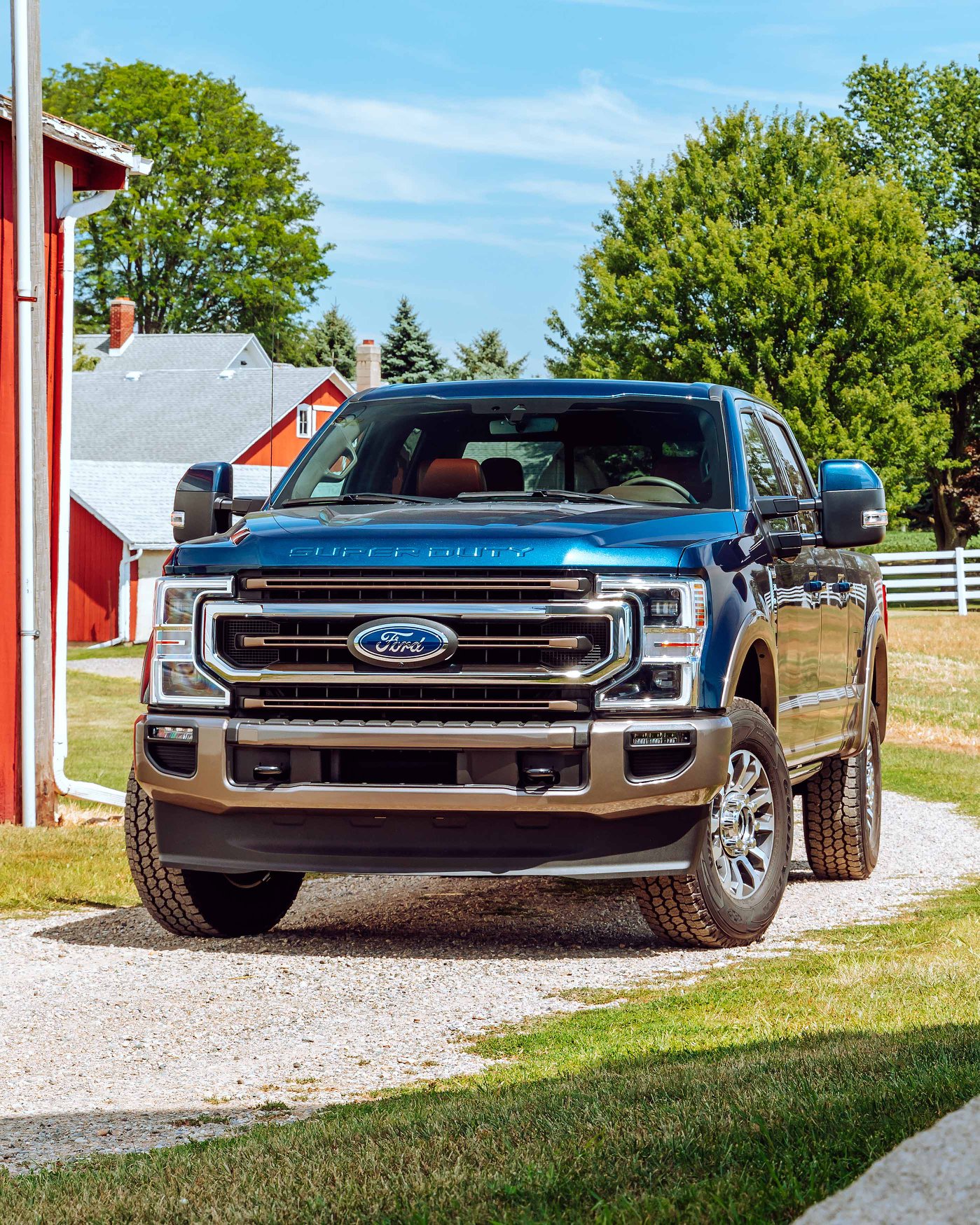 Best-in-Class Towing on the 2021 Super Duty Ford Truck at Bill Brown Ford
