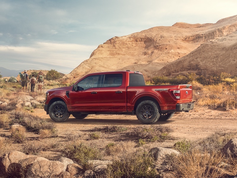 2023 Ford F-150 Rattler out in the desert
